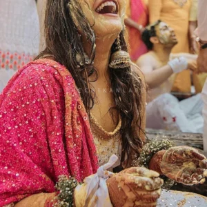 Thatbohogirl Haldi Chikankari Lehenga